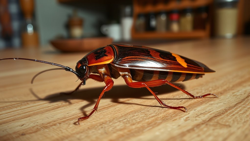 big cockroaches over 1 inch