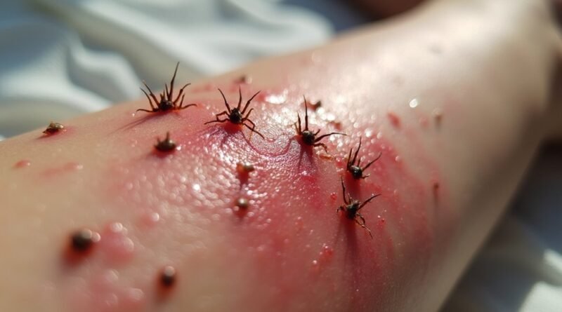 cockroach bite mark treatment