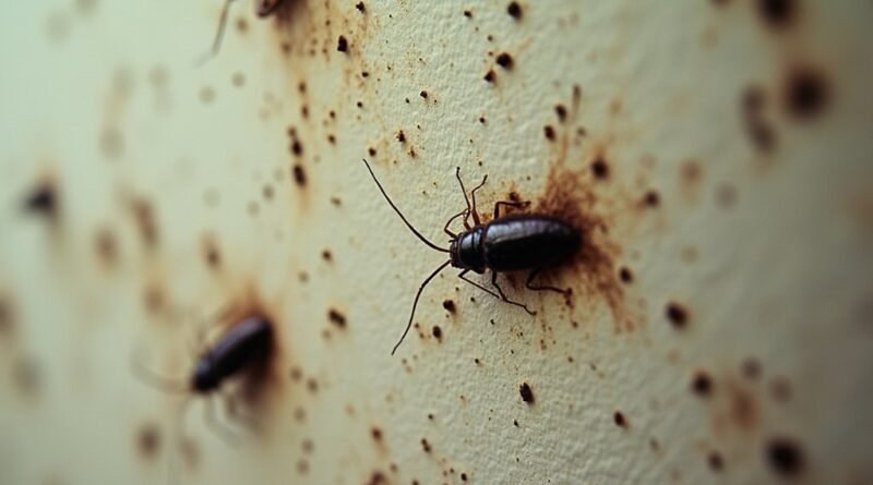 cockroach droppings cleaning guide