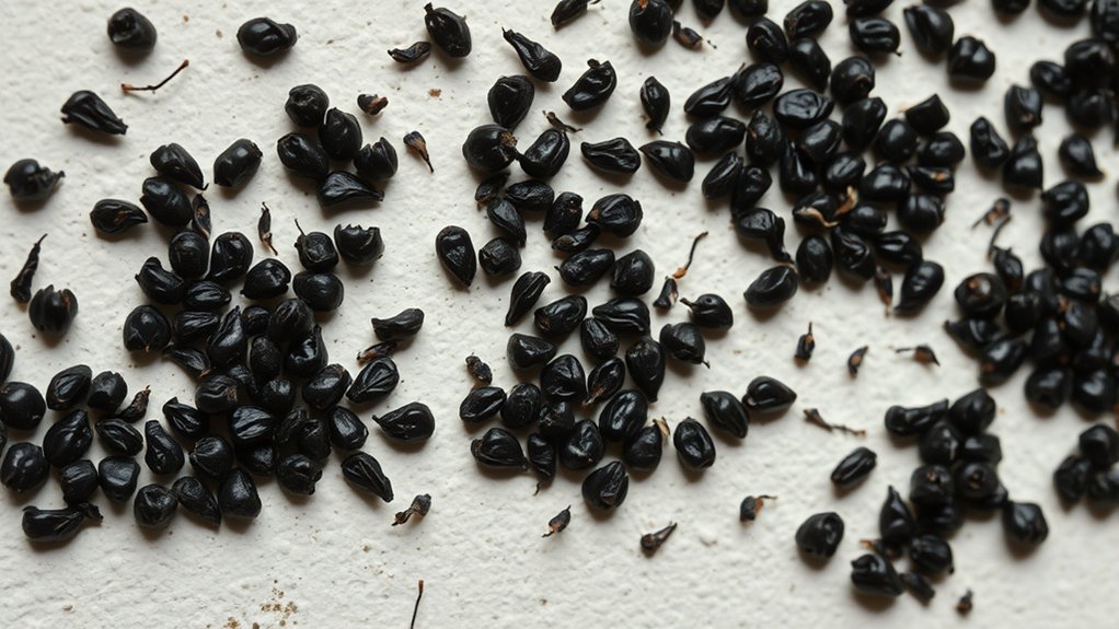 cockroach droppings dark specks