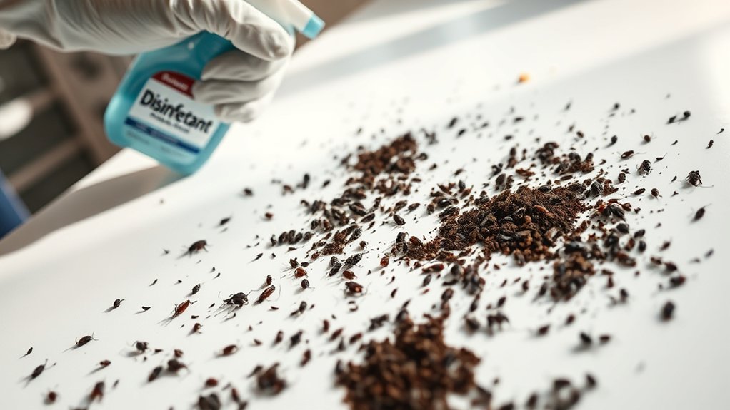 cockroach droppings pose health risks
