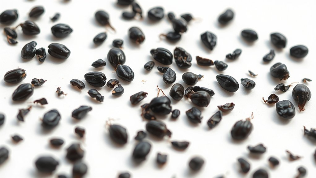 cockroach droppings vary distinctly