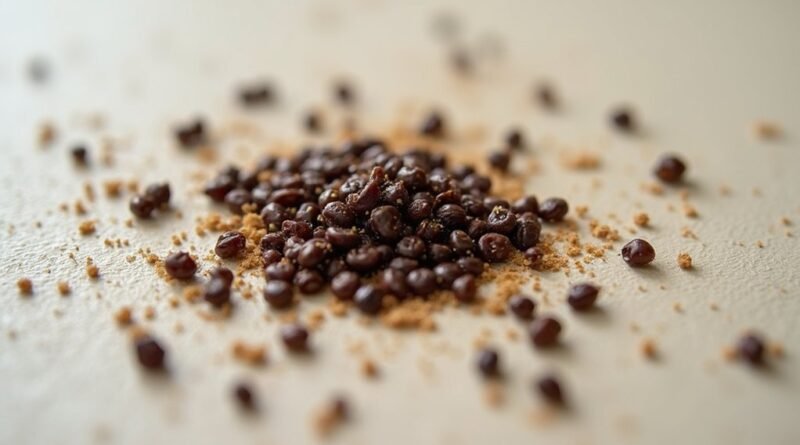 cockroach droppings visual guide