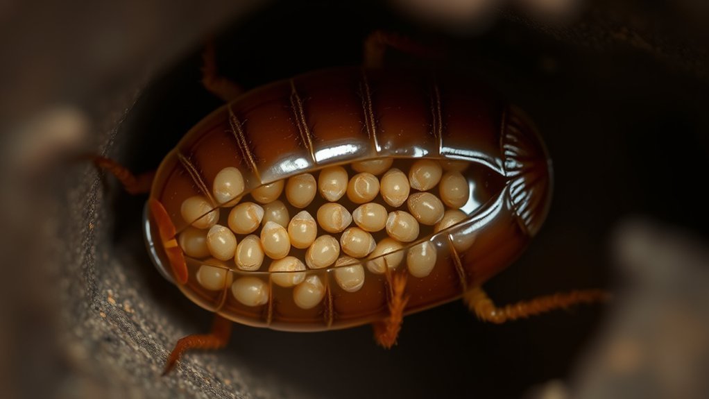 cockroach egg case counts