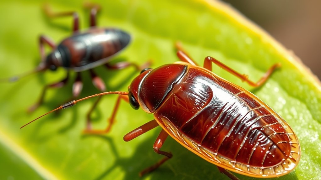 cockroach species habitat differences