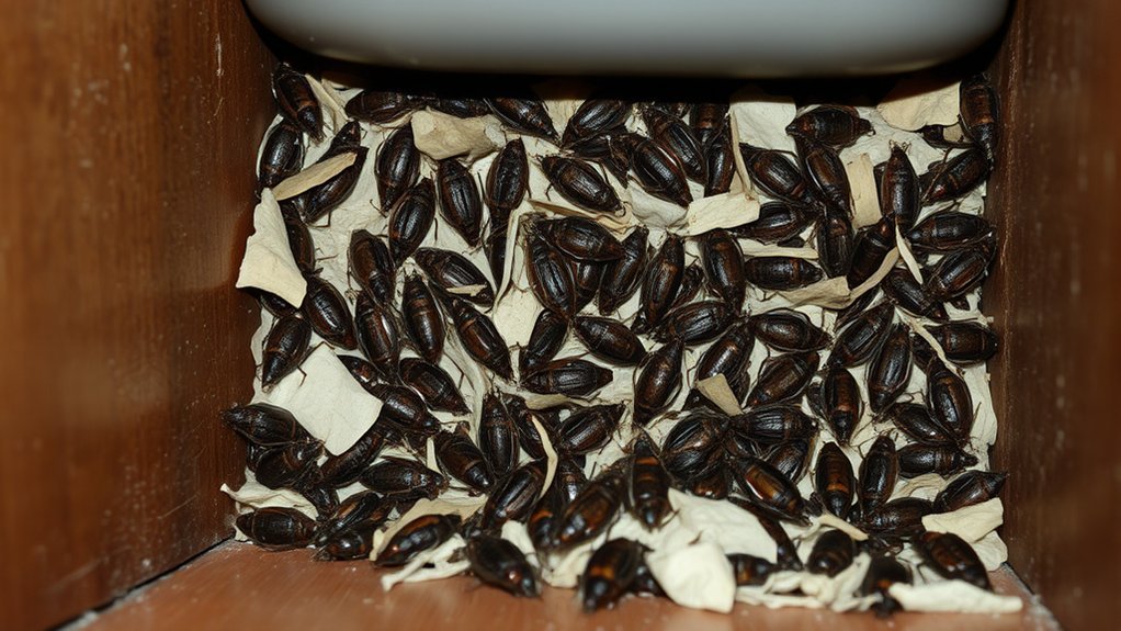 cockroaches gather for survival