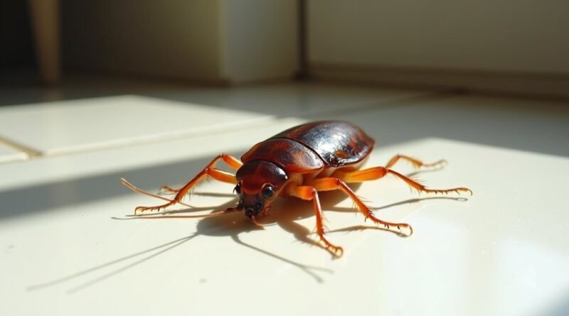 common large home cockroaches