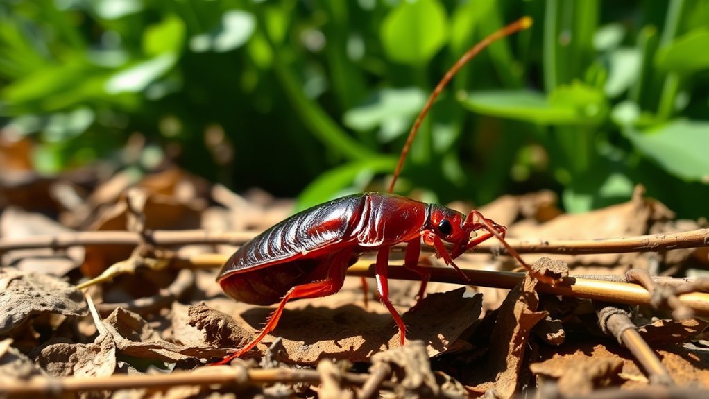 common outdoor cockroach species