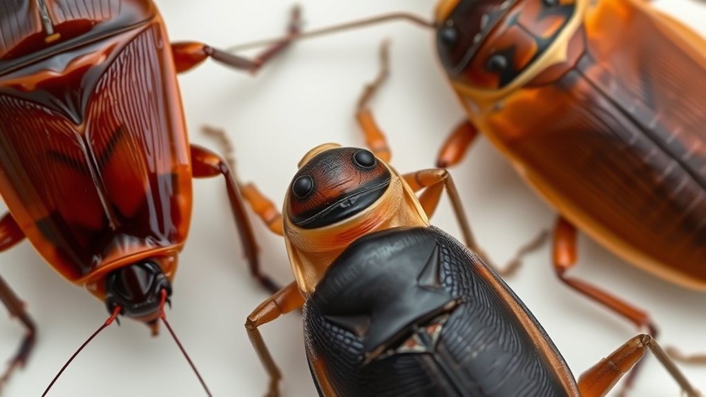 distinctive cockroach body features