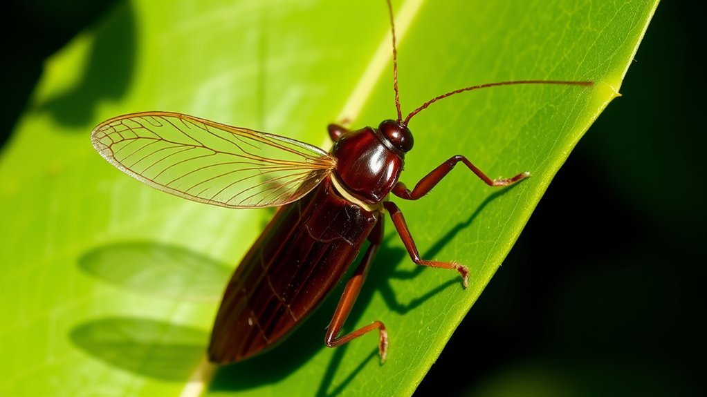 distinctive tree cockroach features