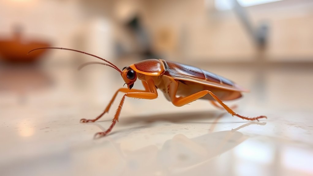 identify german cockroach signs