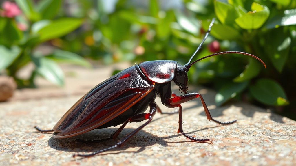 identify outdoor cockroach species