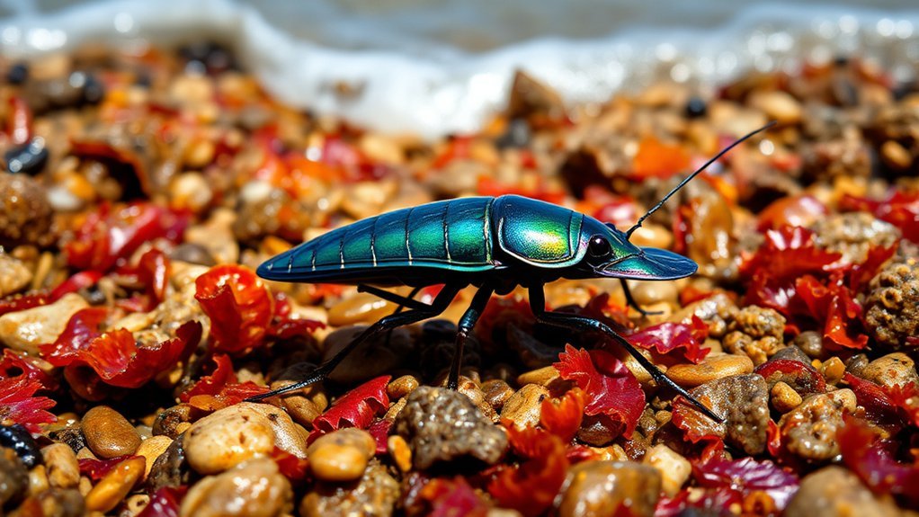 isopods resembling sea cockroaches