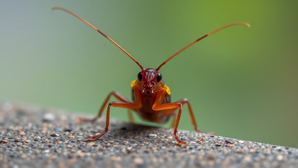 large reddish brown cockroach