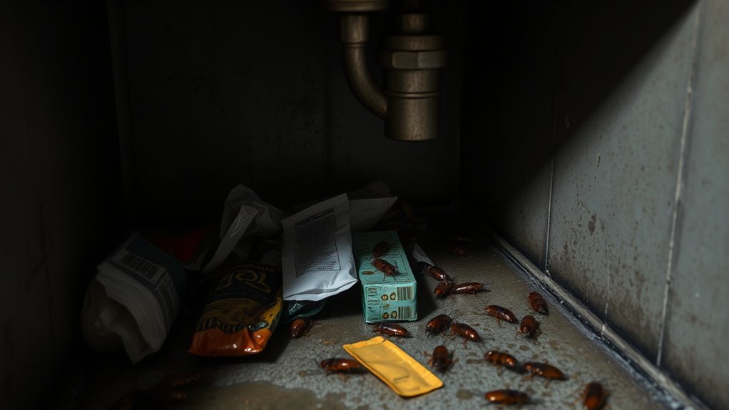 moisture attracts cockroach infestations