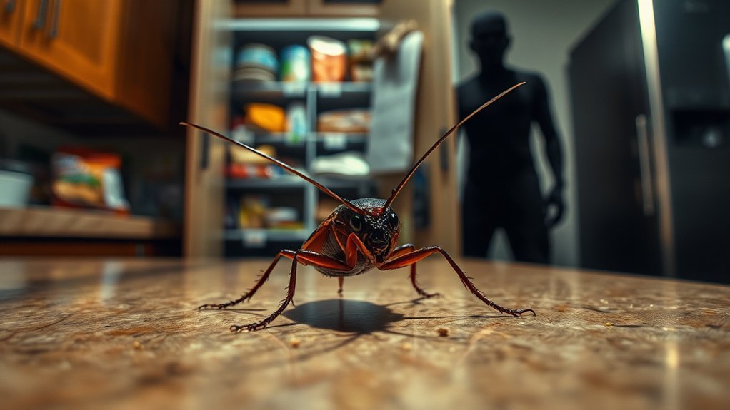 nocturnal cockroach bite risks