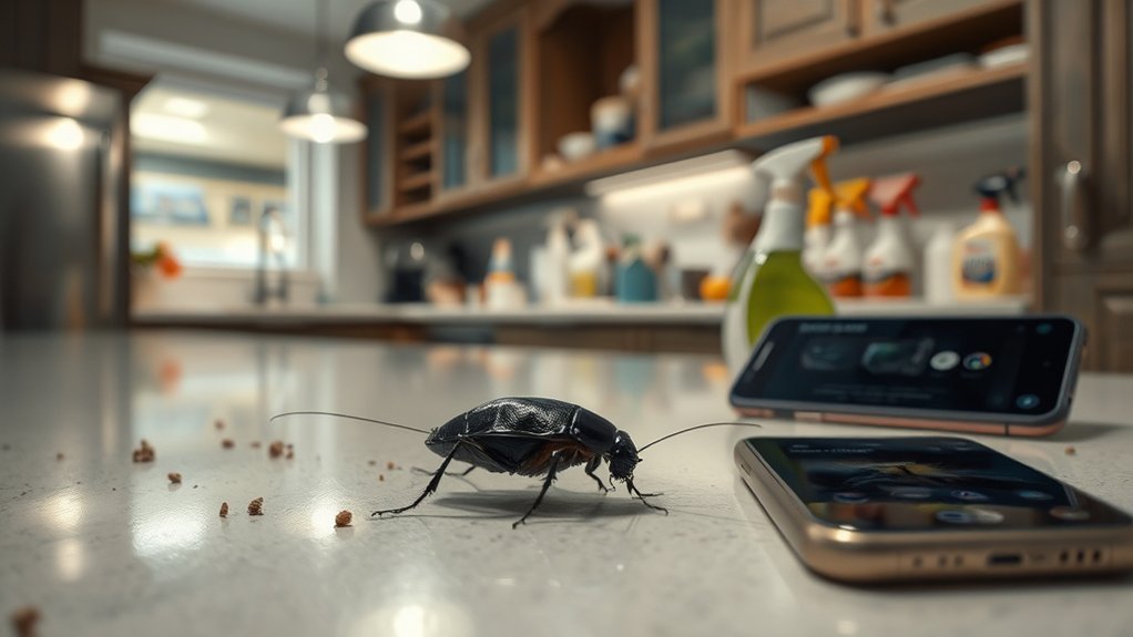 occasional roach sightings only