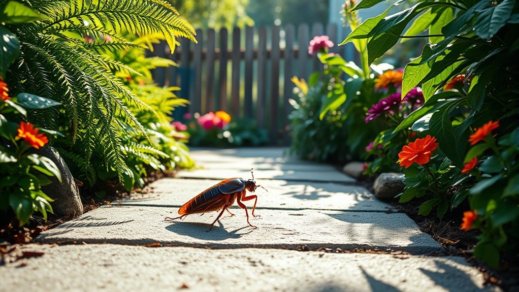 outdoor cockroach habitat preferences