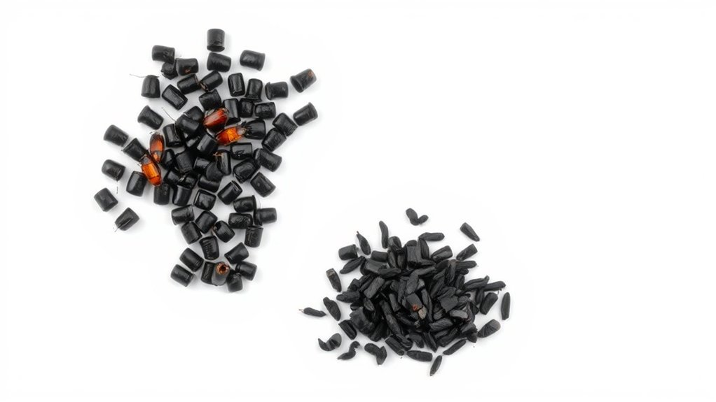 pest droppings size comparison