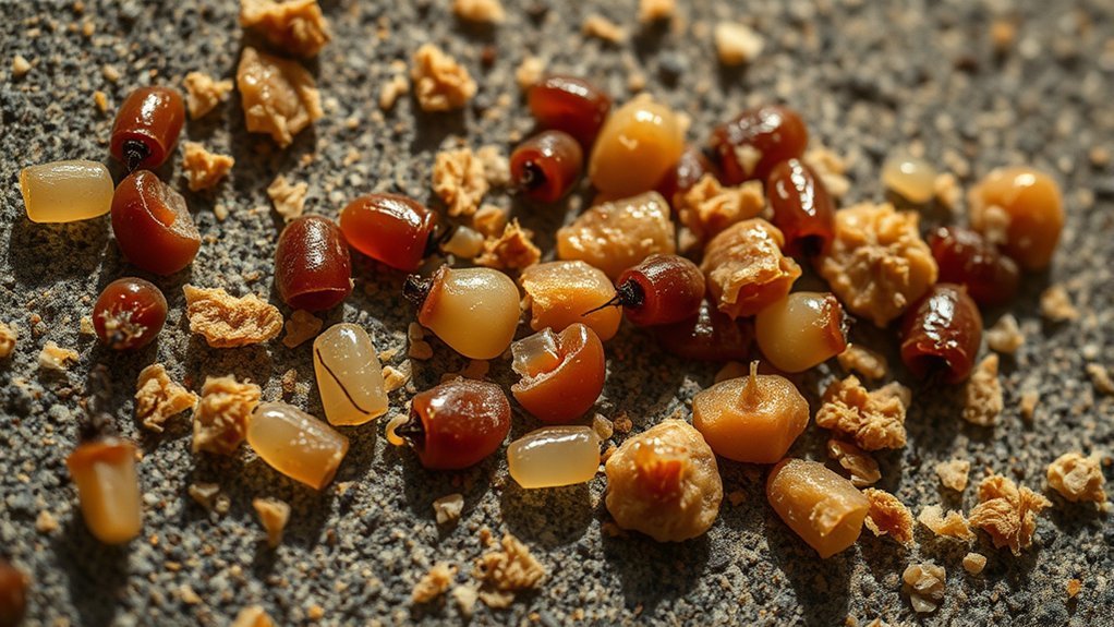 roach droppings color evolution