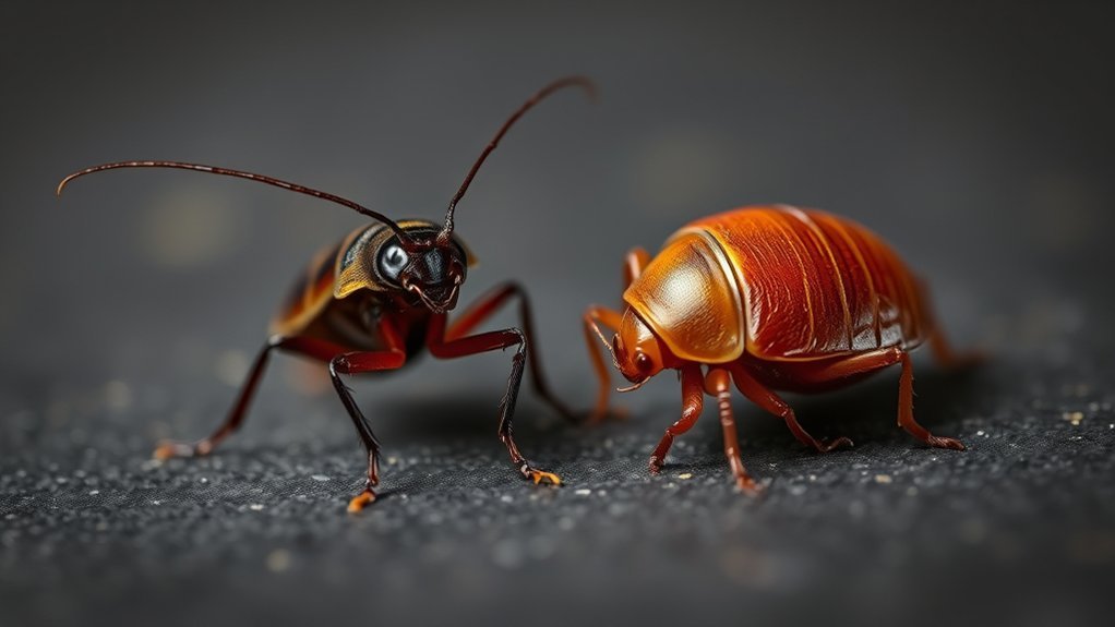 shape distinguishes bed bugs