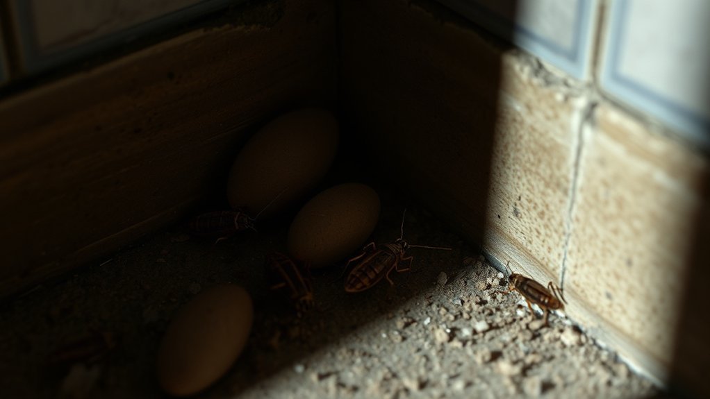 signs of cockroach infestation