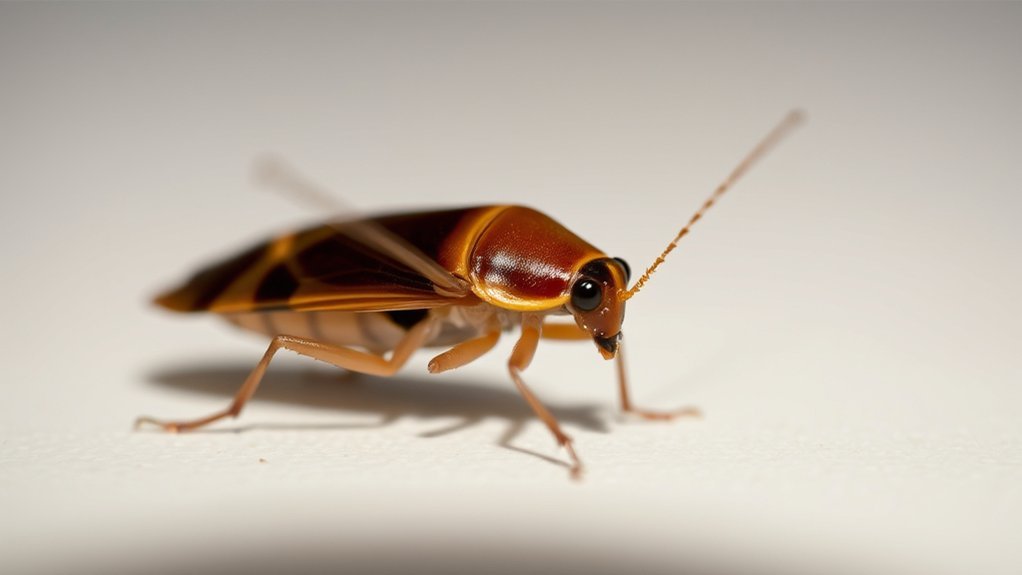 small banded brown insects