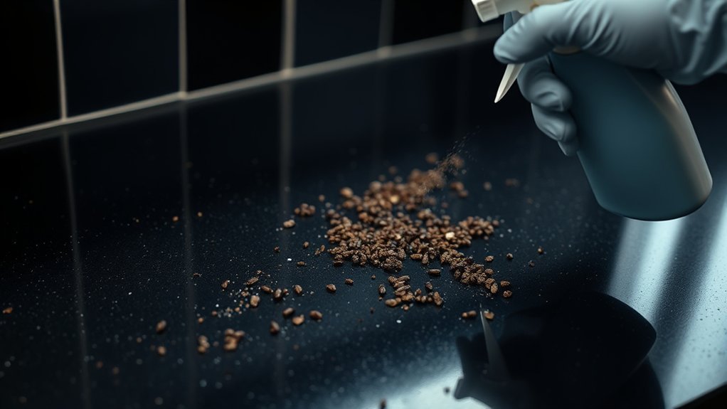 spot cockroach droppings early