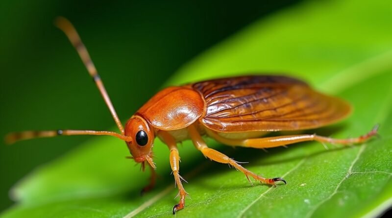 tan light brown cockroach