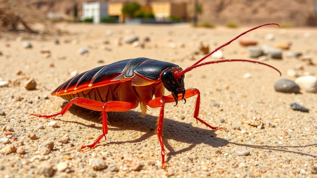 turkestan cockroaches thrive outdoors