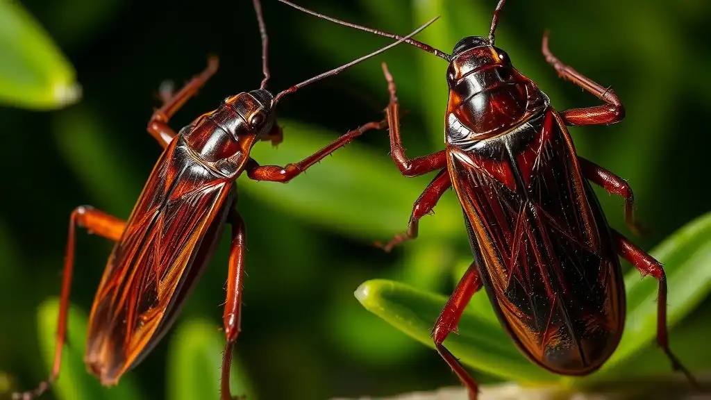 Florida_woods_cockroach_vs_American_cockroach_size_0001