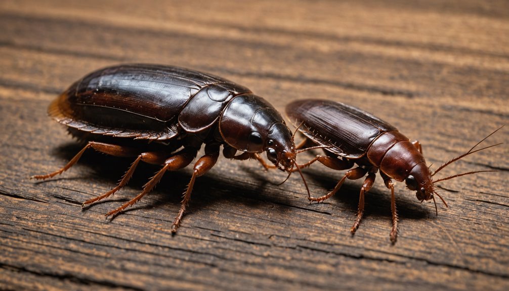 american vs smoky cockroaches
