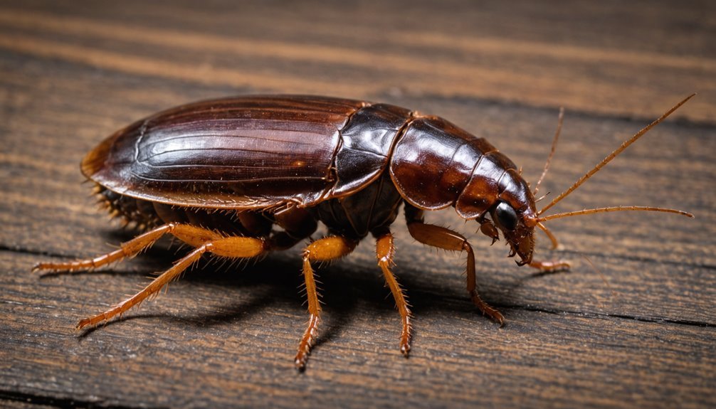 australian cockroaches measure 23 35 mm