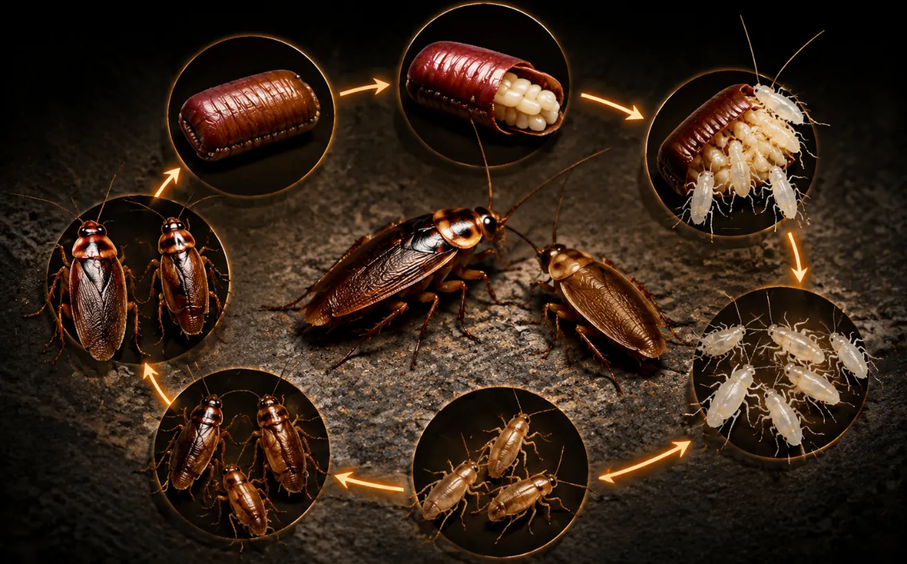 Cockroach Growing Cockroach Reproduction Facts: 10 Things That Explain Why Infestations ...