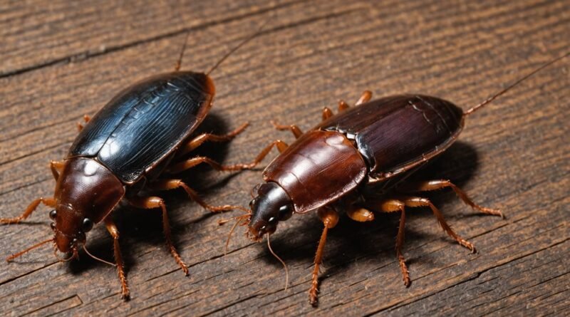 cockroach species comparison analysis