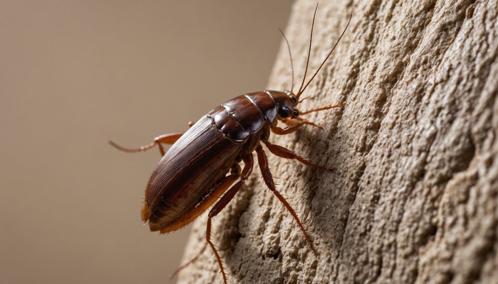 cockroaches adeptly climb surfaces