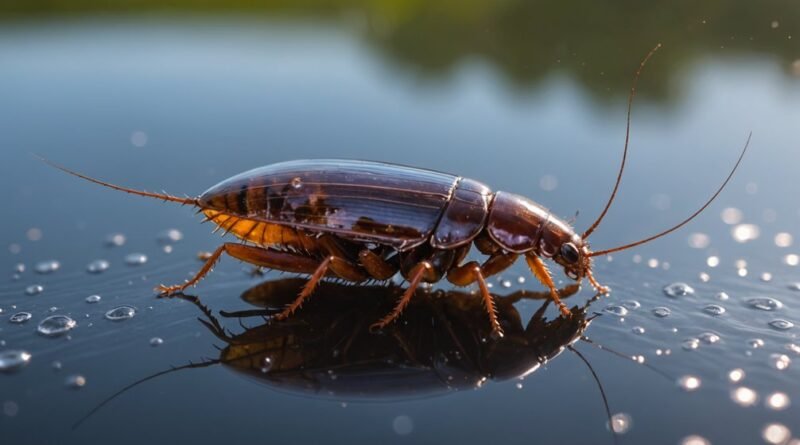 cockroaches can swim efficiently