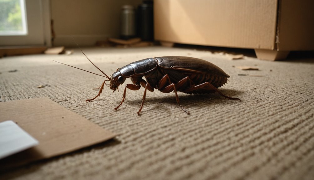 cockroaches daytime inactivity patterns
