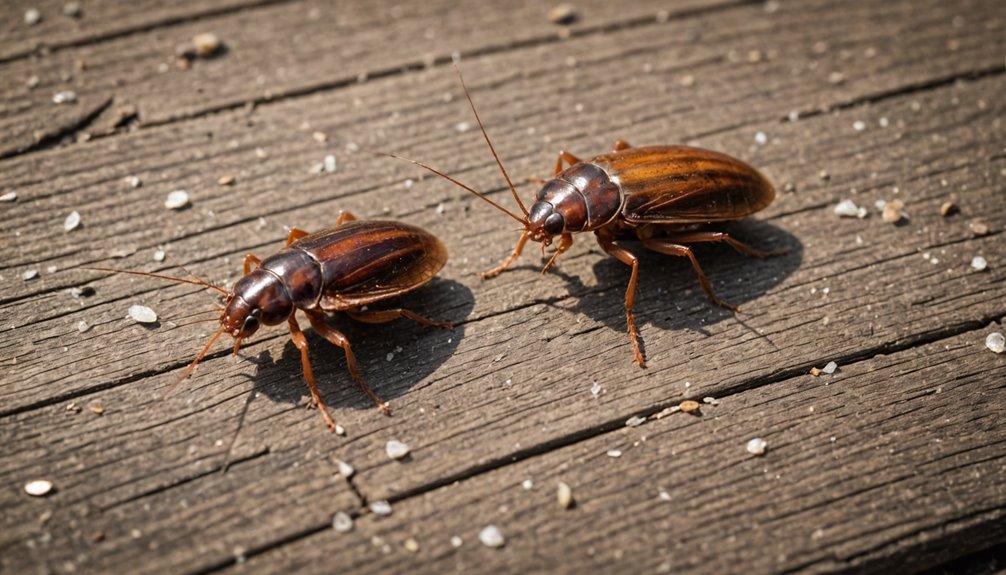 mobility differences in cockroaches
