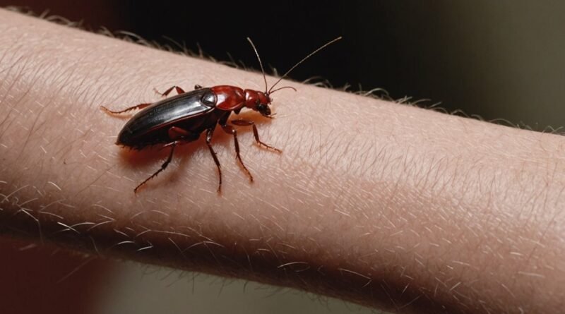 cockroach bites healing duration