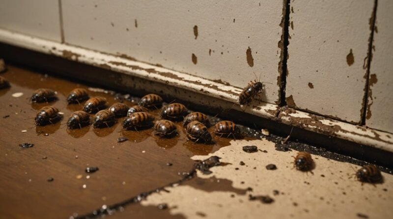 cockroach infestation warning signs