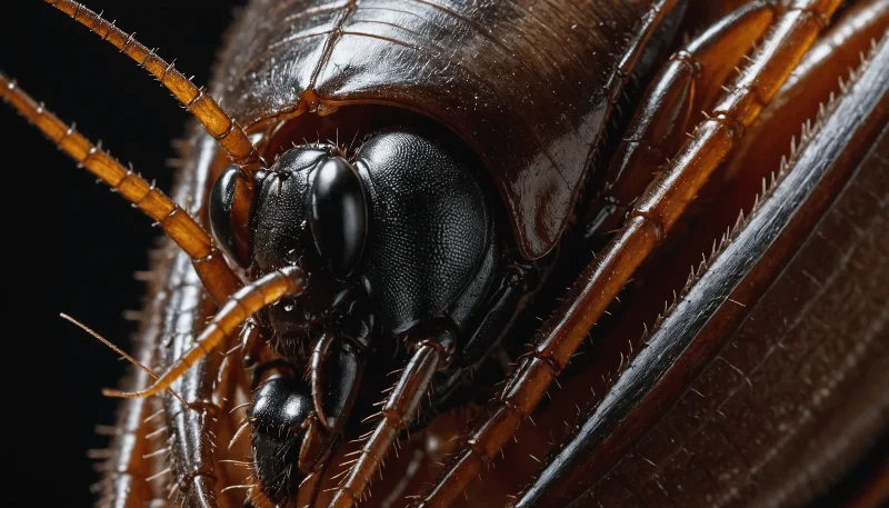 cockroaches briefly invade ears