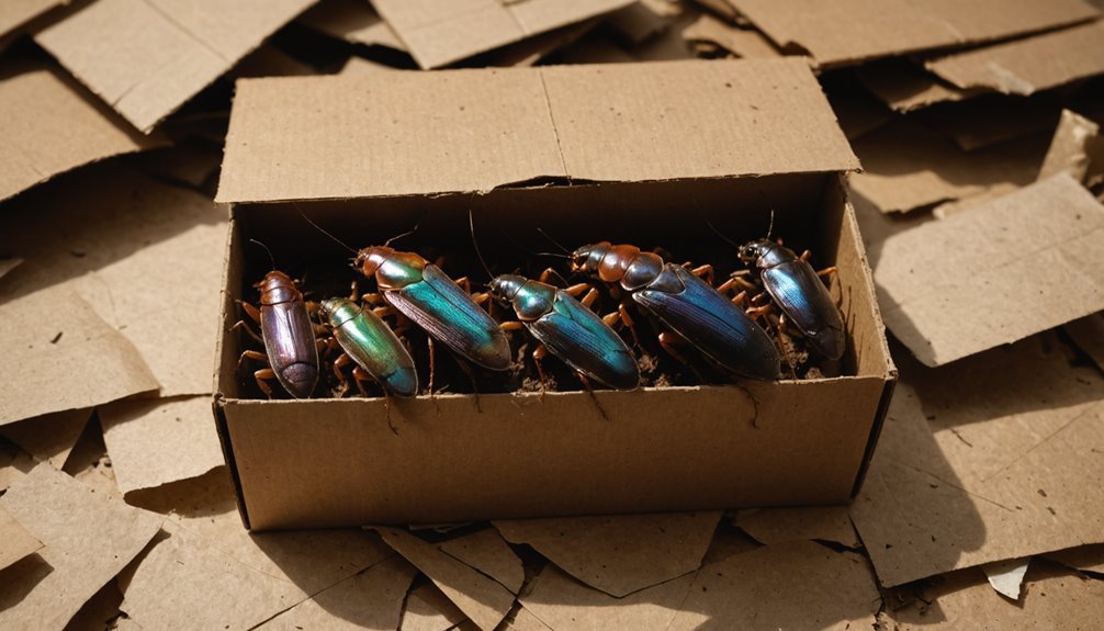 cockroaches prefer dark corners