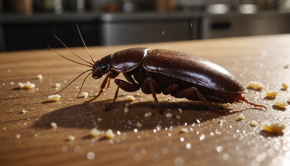 cockroaches spread salmonella contamination