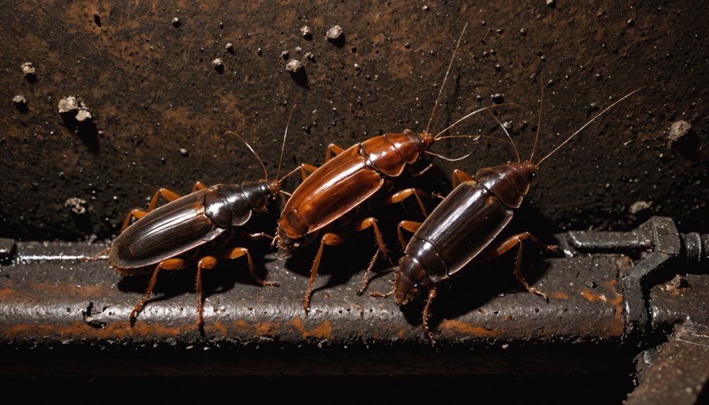 cockroaches travel via plumbing