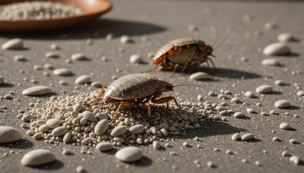 diatomaceous earth kills cockroaches