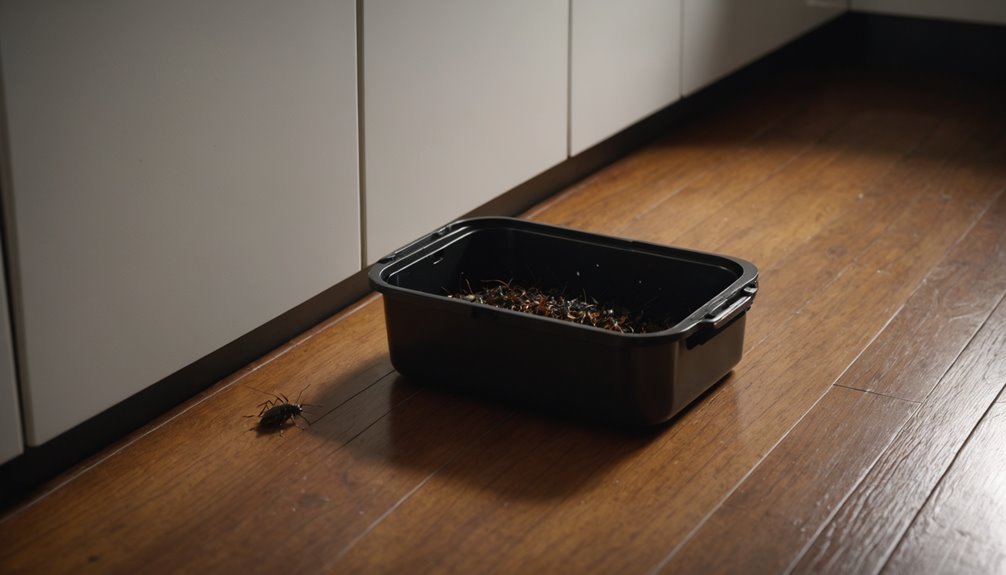 effective cockroach bait placement