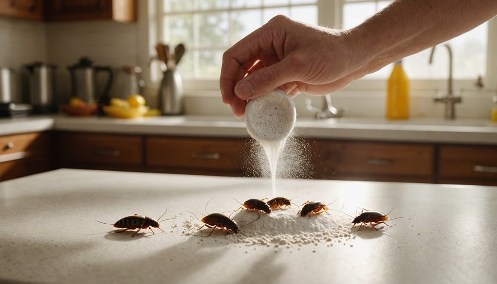 efficient boric acid application