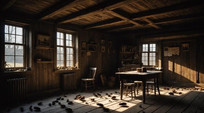 infestation in attic space