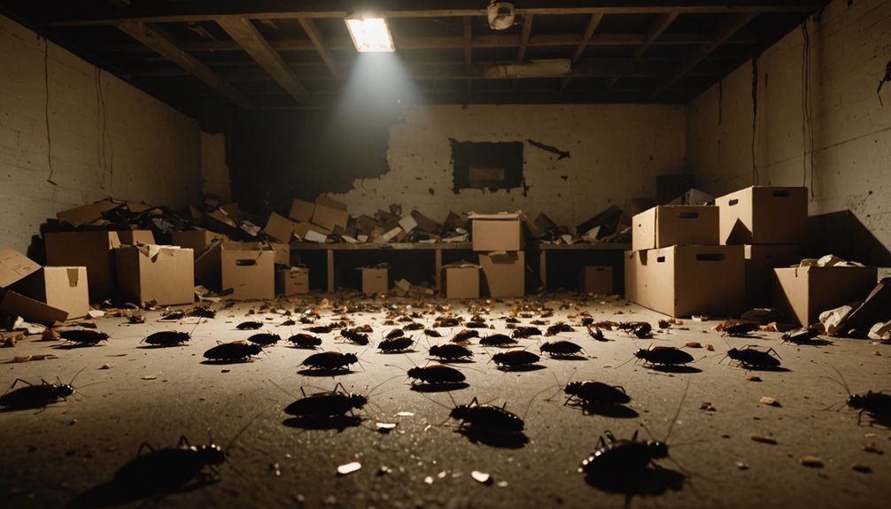 prevent cockroaches in basement